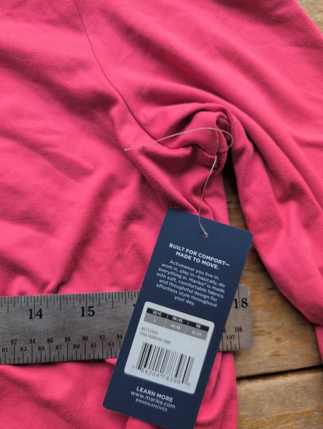 Marika Pink Hoodie woman's large pink nwt - photo 3