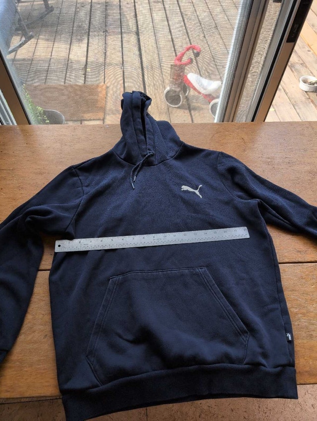 Puma Hoodie medium mens blue