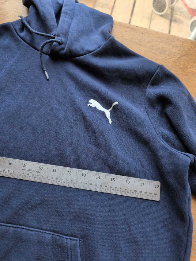 Puma Hoodie medium mens blue - photo 3