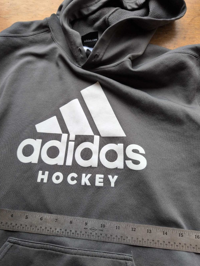 Adidas Hockey Hoodie adult medium grey - photo 3