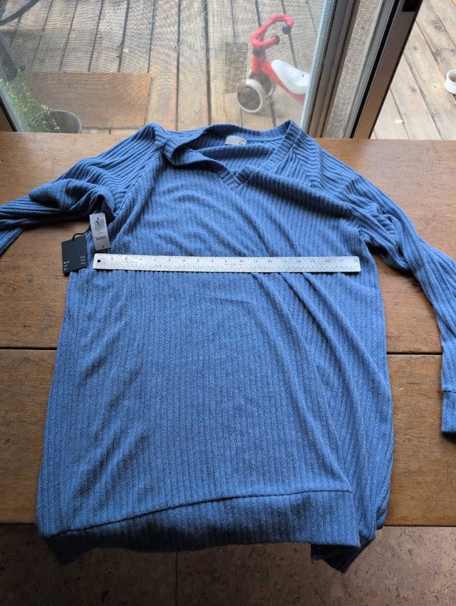 Wilfred Free Jessa Sweater large blue nwt