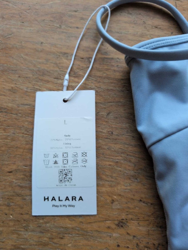 Halara Tank Top large pale blue nwt - photo 2