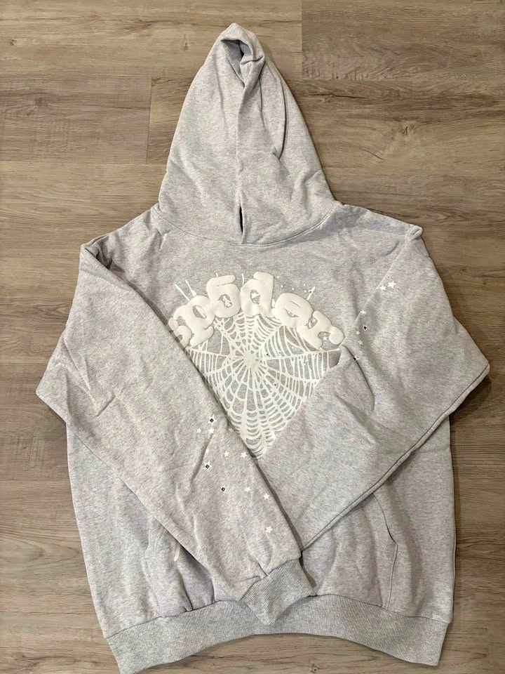 OG Grey Sp5der Hoodie L