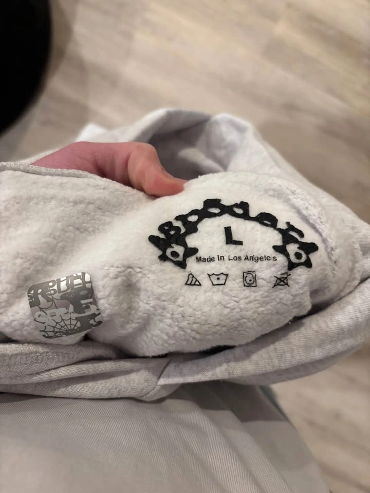OG Grey Sp5der Hoodie L - photo 2