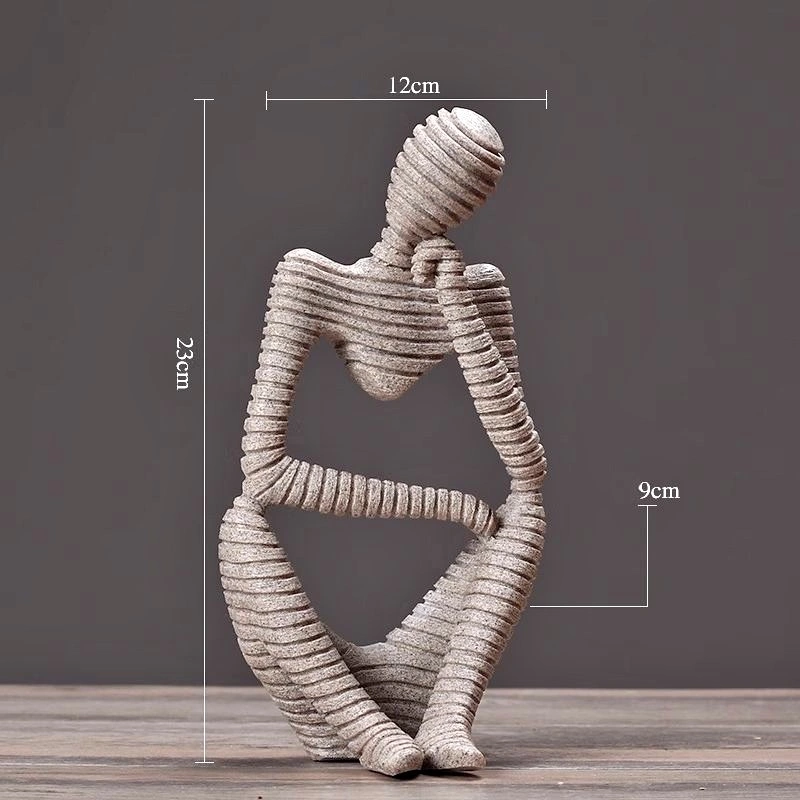 TYP-233 A1697 Mini Abstract Figurine Ornament