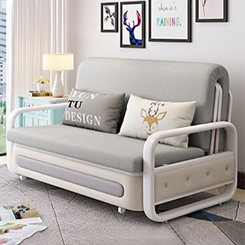 Brand New Modern Multifunctional Couch Sofa Bed (White)