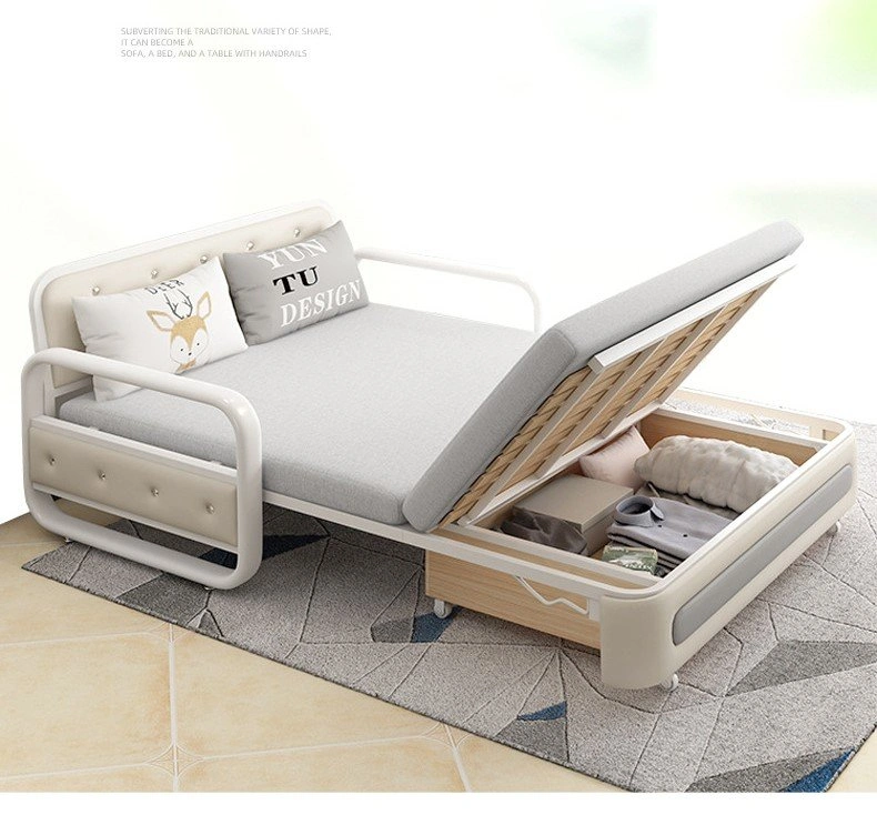 Brand New Modern Multifunctional Couch Sofa Bed (White) - photo 3