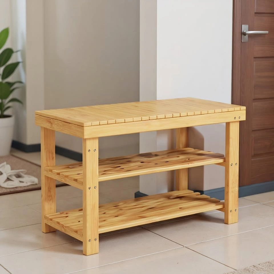 SOCE057 A1261 Hallway Bench and Shoe Cabinet Combo - photo 2