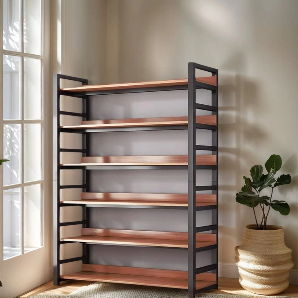 Modern Loft-Style Metal Storage Rack - photo 2