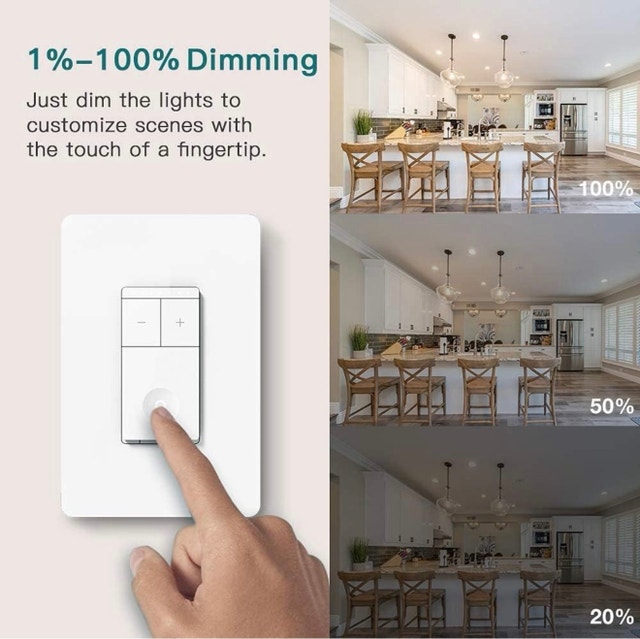 BRAND NEW - Smart 3-way Dimmer Switch with Voice & App - photo 2