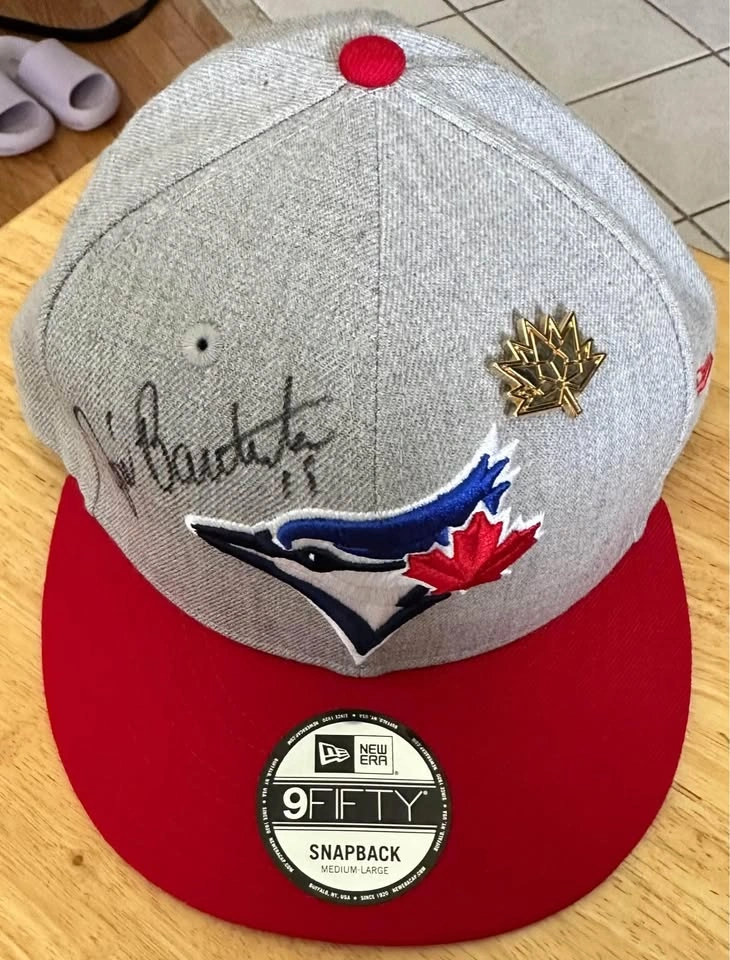 Signed Blue Jays Hat Jose Bautista - photo 2