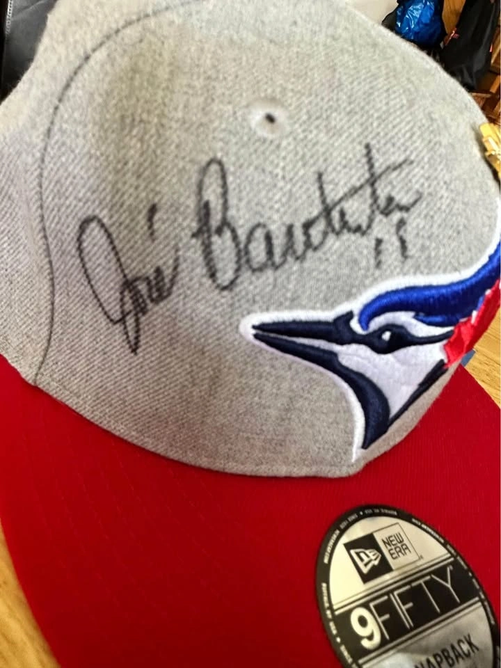 Signed Blue Jays Hat Jose Bautista - photo 3