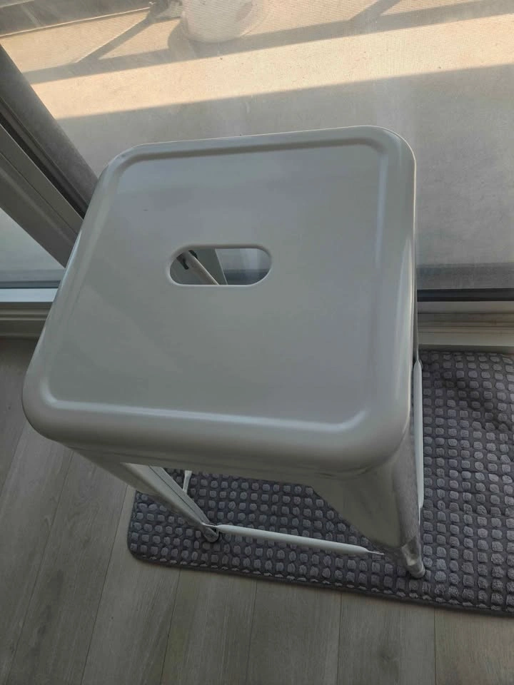 Structube Hudson white bar stool 76 cm - photo 5