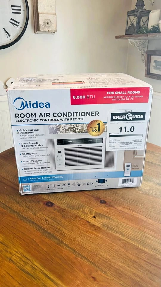 BRAND NEW Midea 6000 BTU Window Air Conditioner
