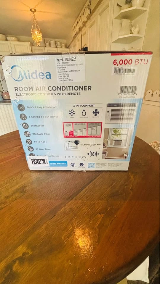 BRAND NEW Midea 6000 BTU Window Air Conditioner - photo 4