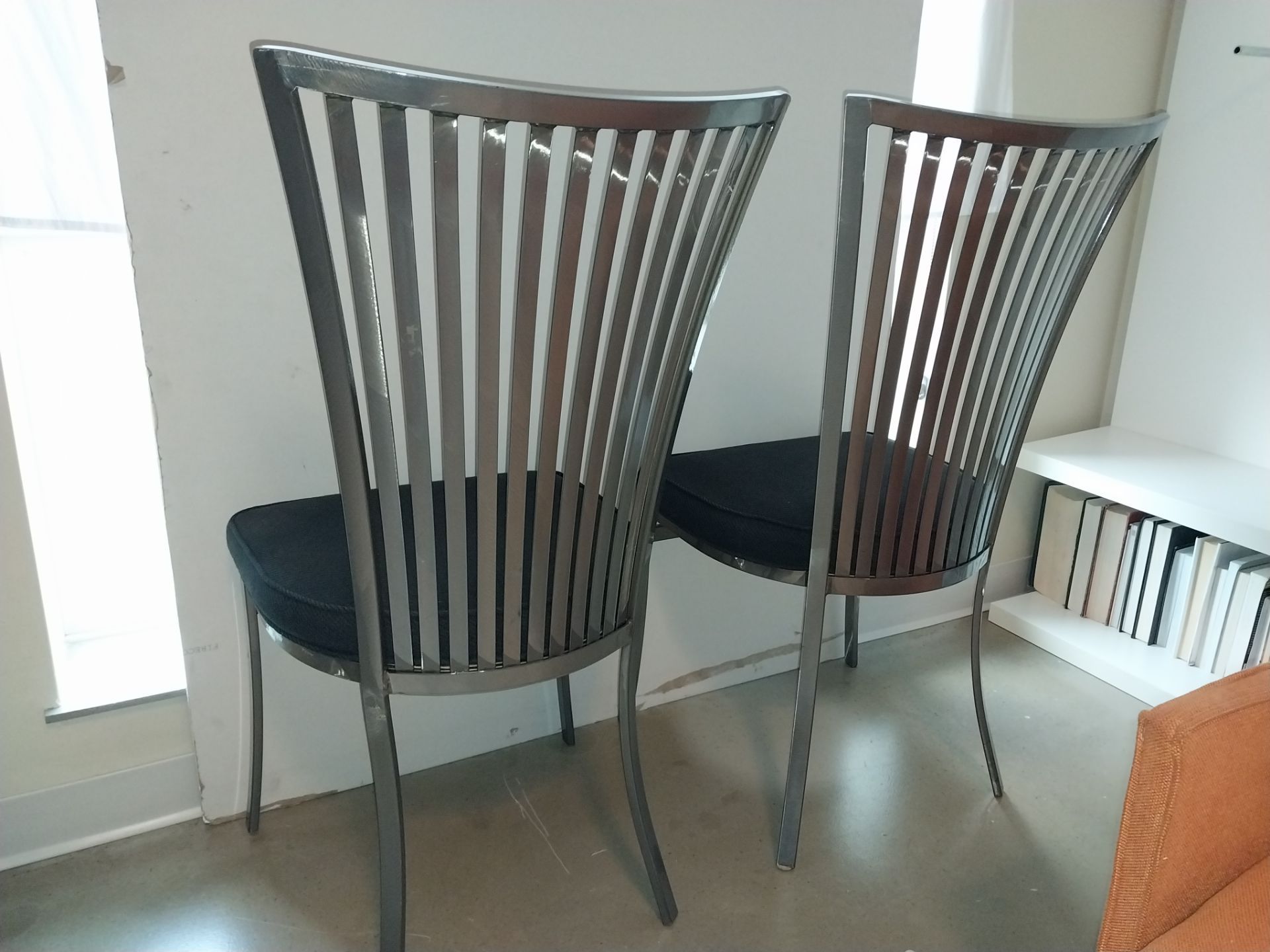 Authentic Johnston Casuals Genesis Dining Chairs Platinum Steel - photo 2