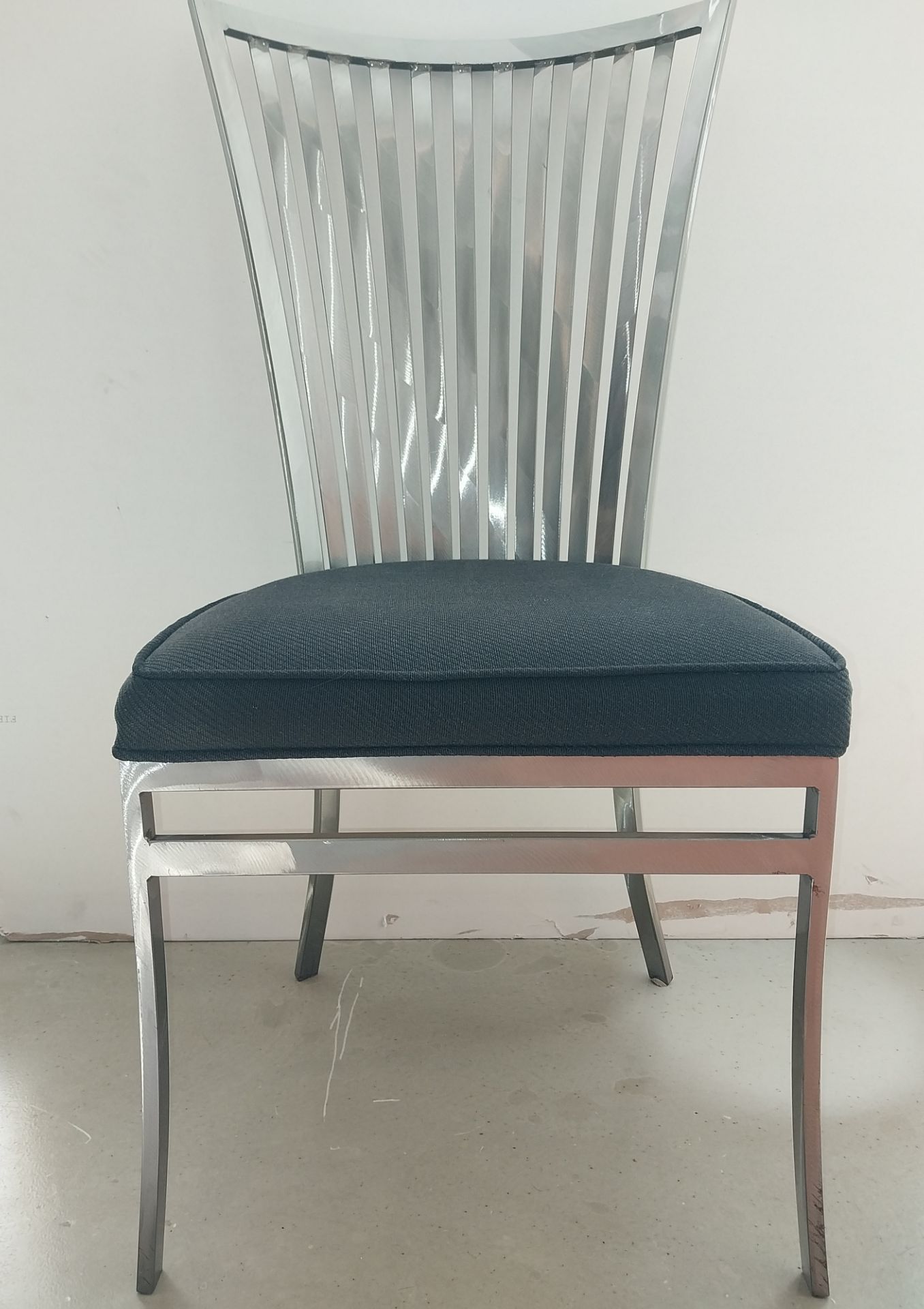 Authentic Johnston Casuals Genesis Dining Chairs Platinum Steel - photo 4