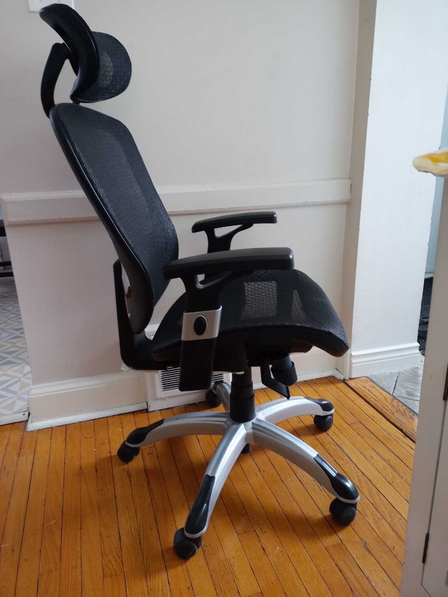 Flexfit Hyken Mesh Task Chair with Adjustable Arms - Black - photo 2