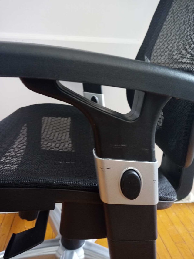 Flexfit Hyken Mesh Task Chair with Adjustable Arms - Black - photo 5