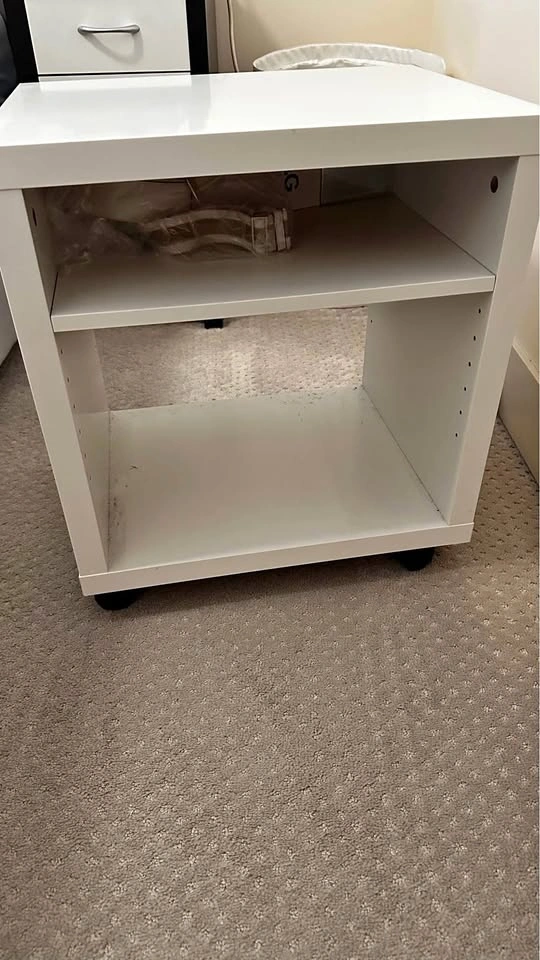 IKEA Lack Side Table with Casters