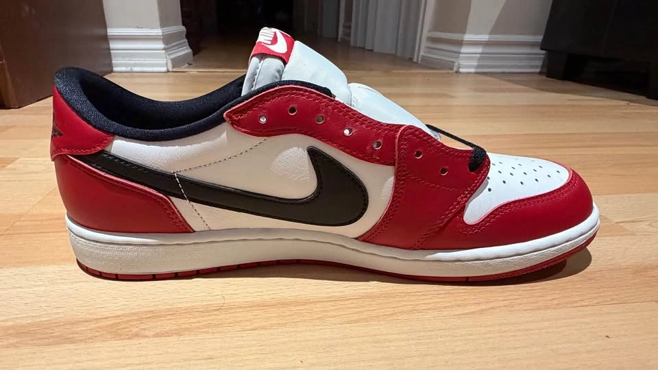 Nike Air Jordan 1 Low Red White Black - photo 4