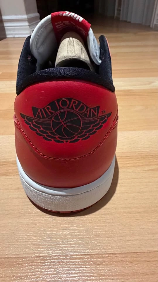 Nike Air Jordan 1 Low Red White Black - photo 5