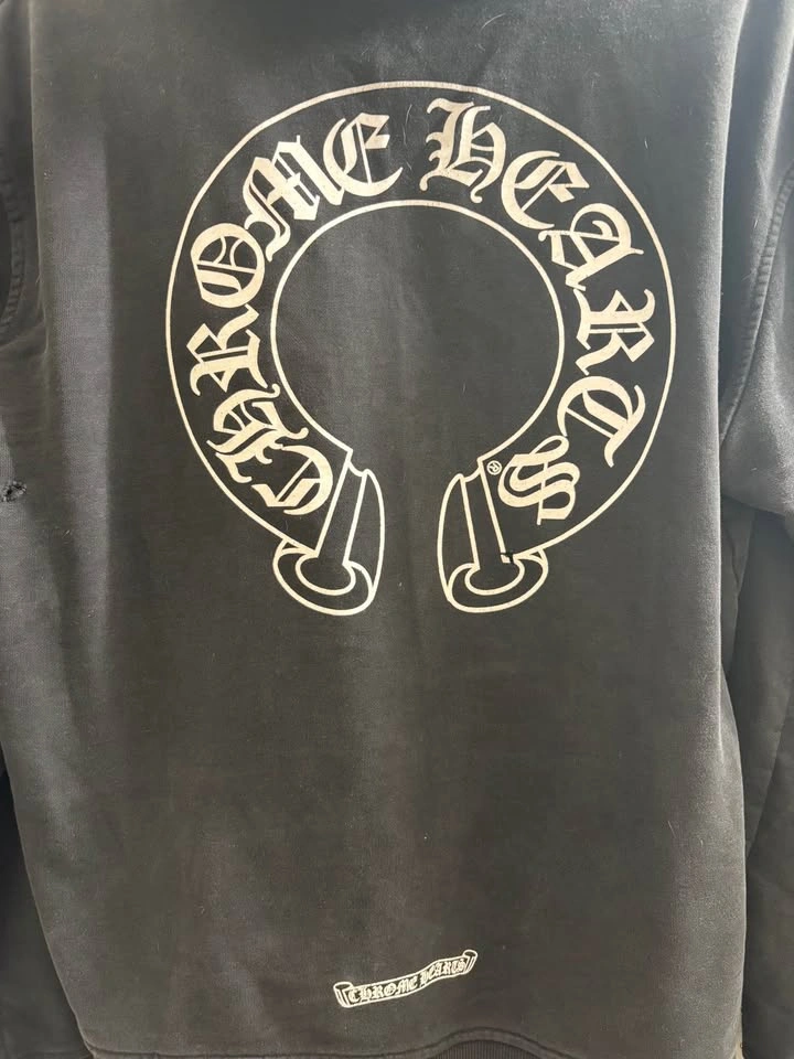 Chrome Hearts Black Zip Up Hoodie - photo 3