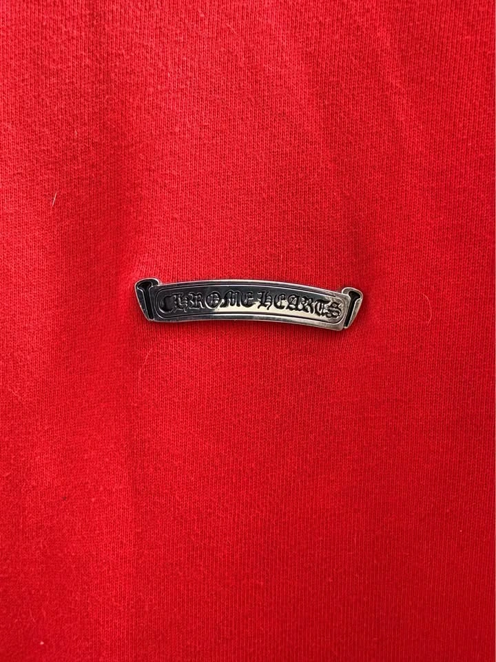 Chrome Hearts Red Full Zip Hoodie - photo 3