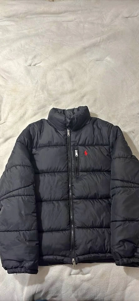 L Polo Ralph Lauren Black Puffer Jacket
