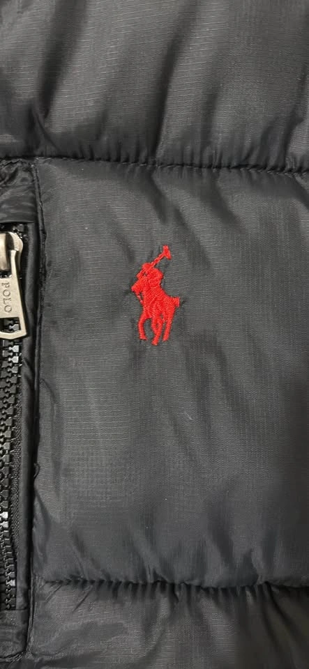L Polo Ralph Lauren Black Puffer Jacket - photo 2