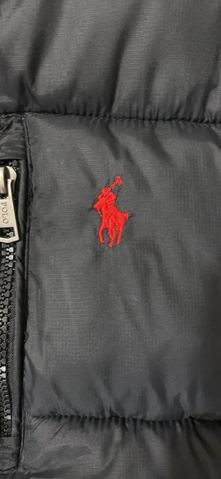 L Polo Ralph Lauren Black Puffer Jacket - photo 2