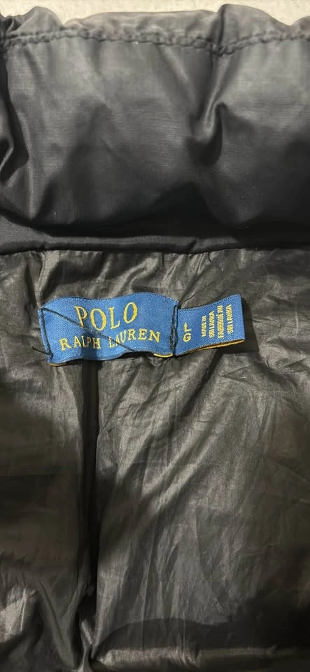 L Polo Ralph Lauren Black Puffer Jacket - photo 5