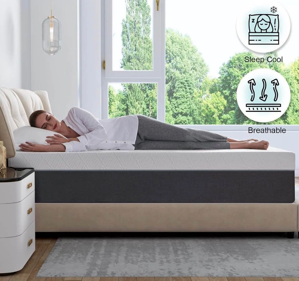 New Cooling Breathable Memory Foam Mattress - Queen size - photo 4