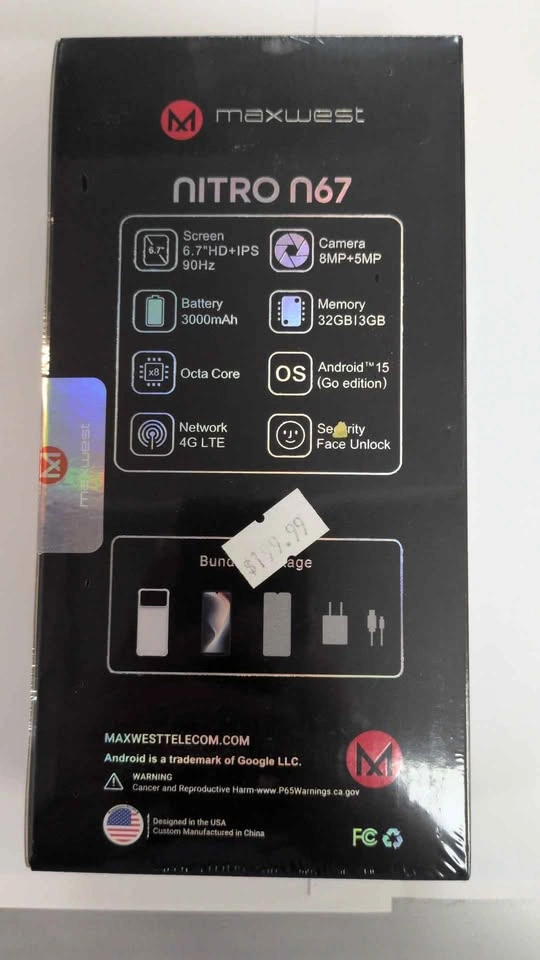 Maxwest NITRO n67 Smartphone - photo 2