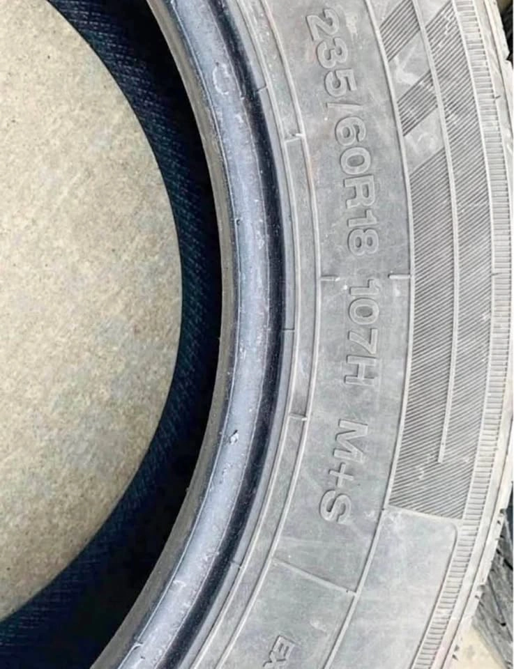 4 Tires 235/60R18