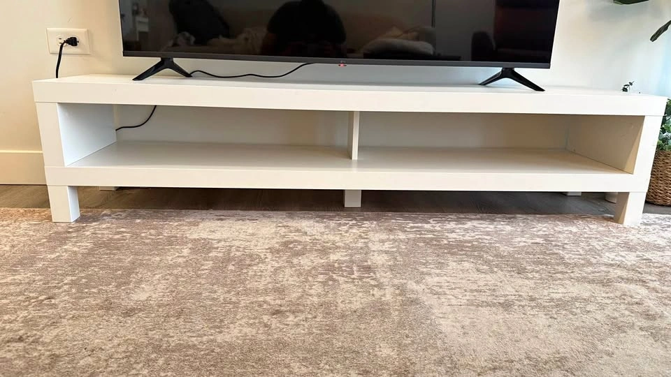 White TV Stand (IKEA LACK)