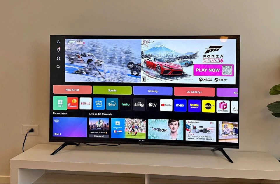 LG 55” Class UT75 Series LED 4K UHD Smart webOS TV
