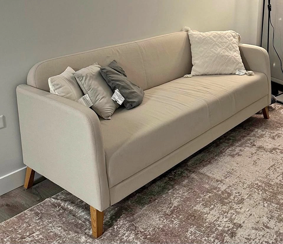 Beige Sofa (IKEA LINANÄS)