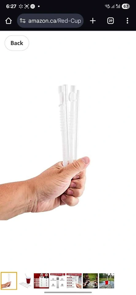 Red Cup Living Reusable Straws for Cold and Hot Drinks