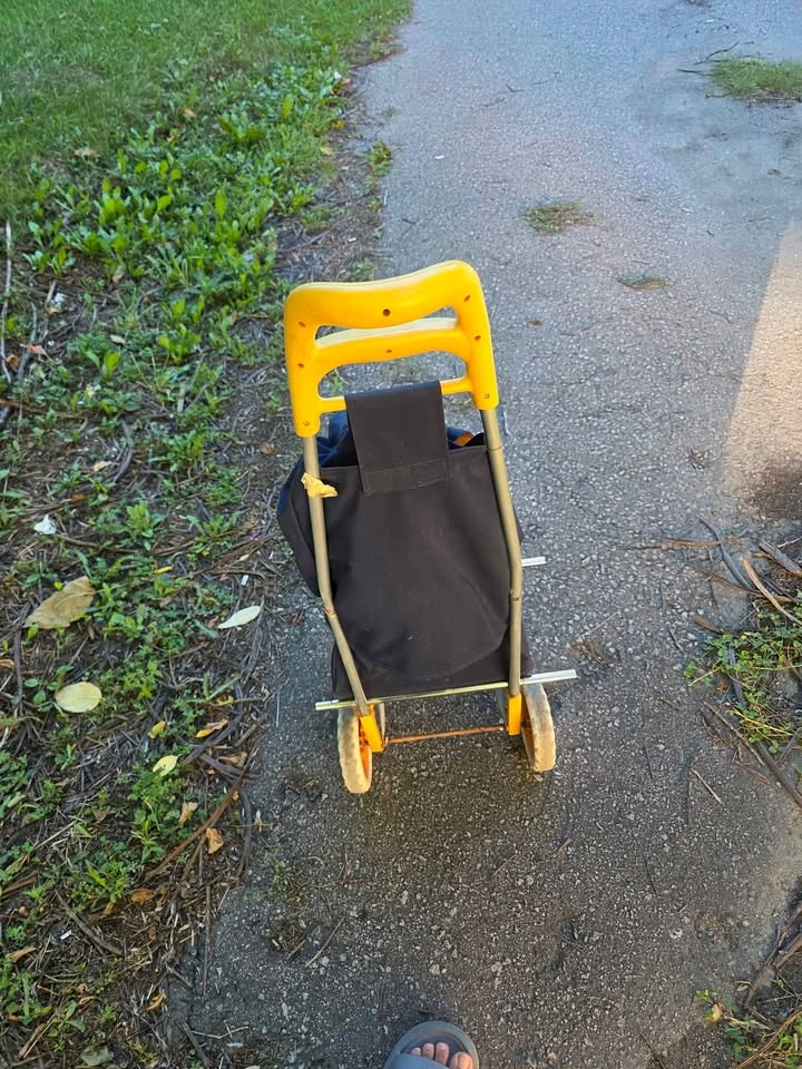 Shopping cart with wheels - photo 3