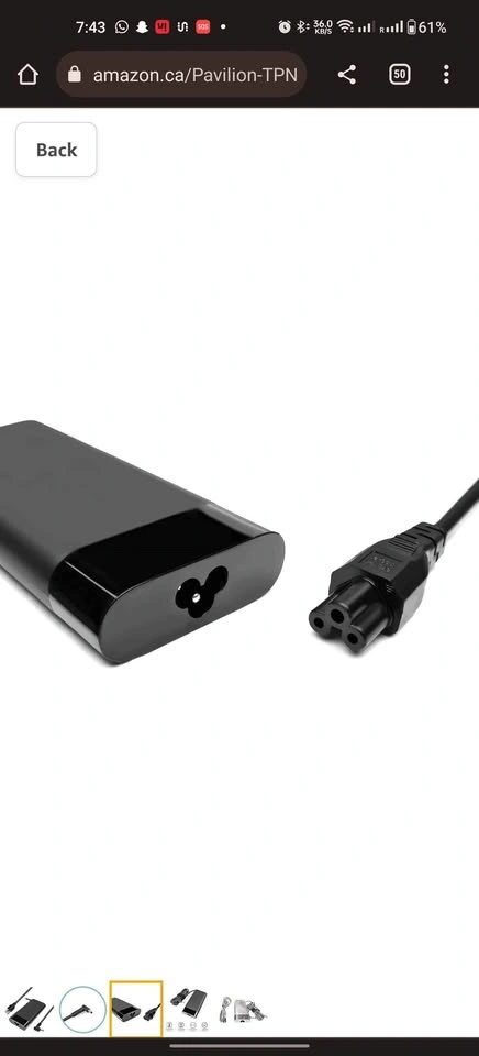 HP Pavilion High Power Adapter 150W - photo 3