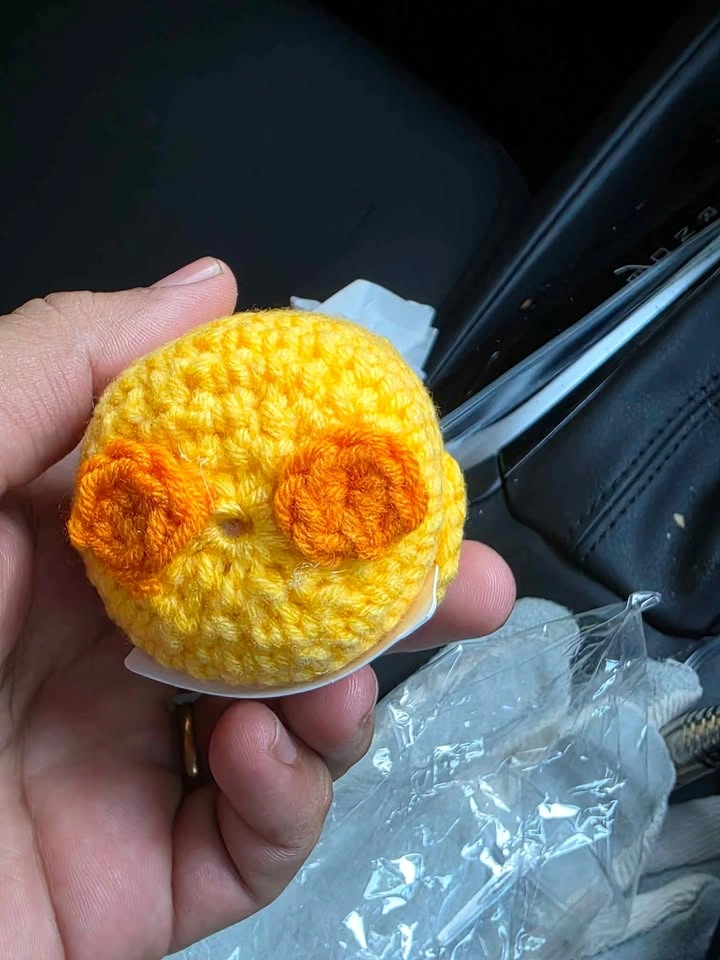 Positive Crochet Duck Emotional Support Doll - photo 4