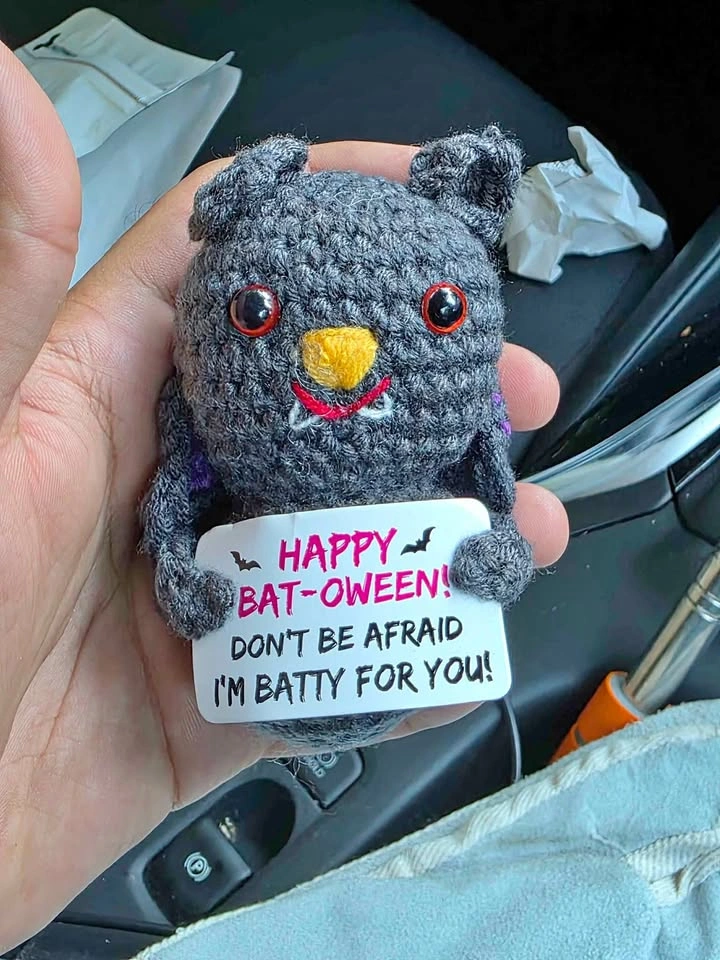 Bat Crochet soft toy