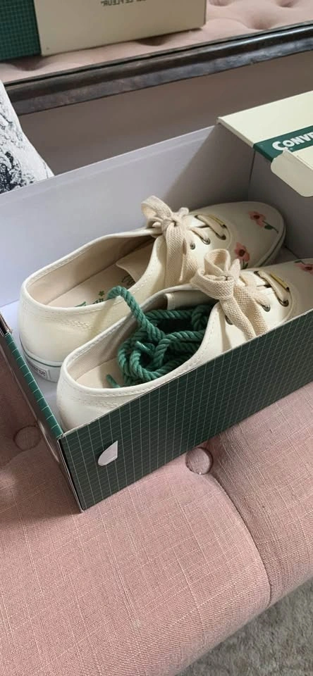 Converse Shoes - Cannoli Cream/Stone Green Tyler the Creator