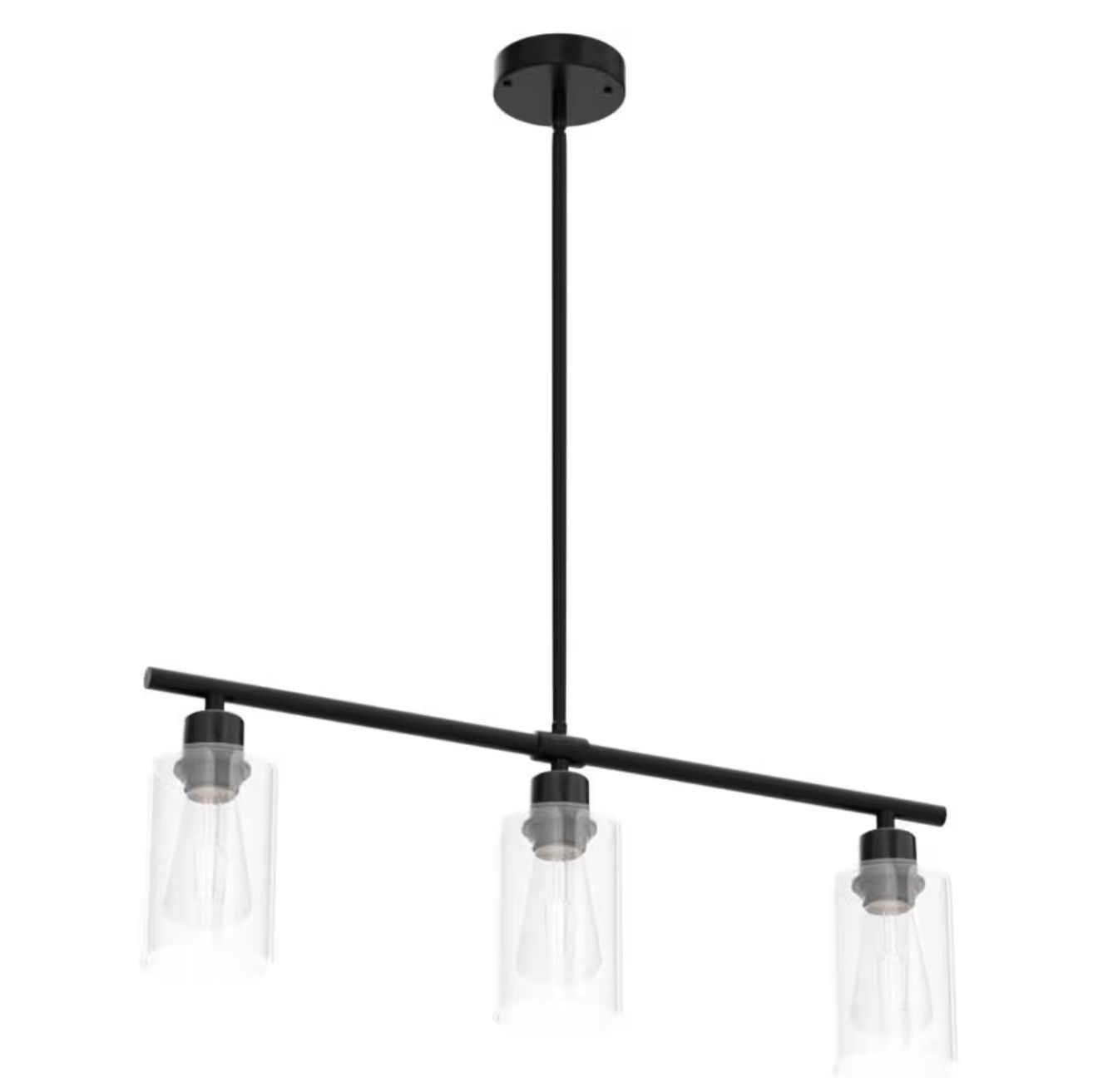 Used - Kitchen Island Lighting, 3 Lights Linear Chandelier - photo 2