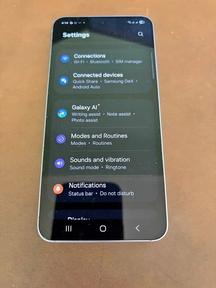 Samsung Galaxy S25 Silver