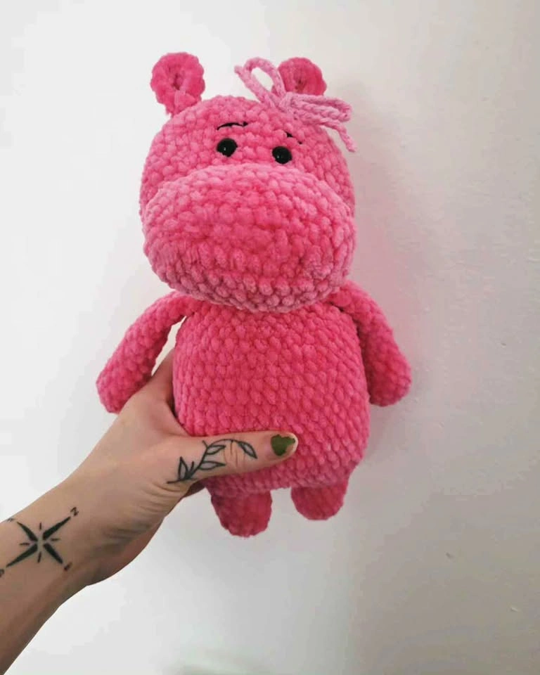 CROCHET HIPPO (PINK)