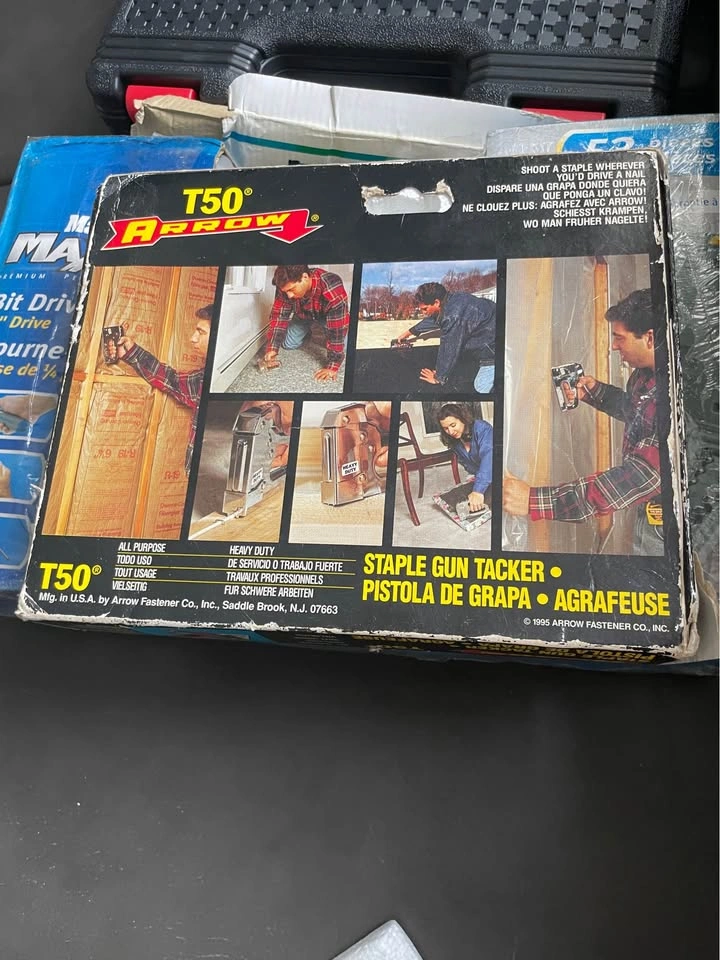 New Tool Bundle! Arrow T50 Staple Gun, Mastercraft Socket Set - photo 2