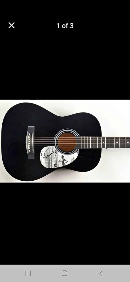 Autographed Taylor Swift Guitar