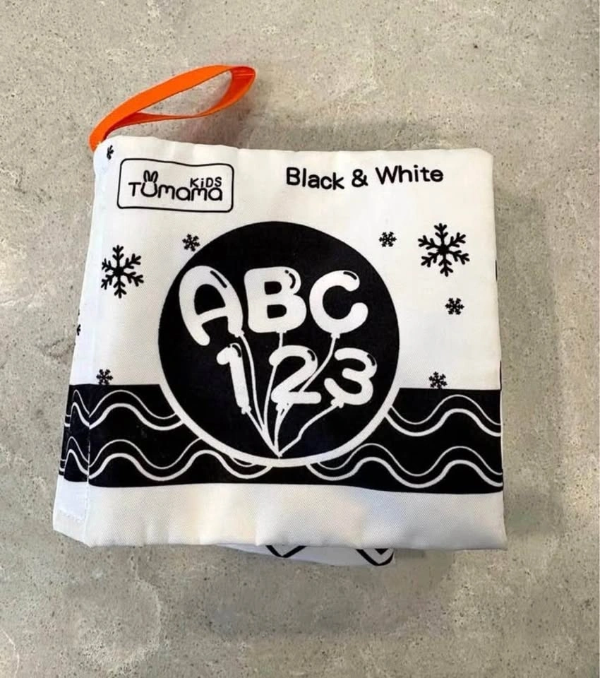 Baby Visual Stimulation Toys Books Cards Black White High Contra - photo 2